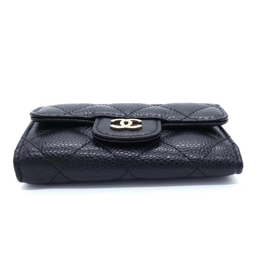 CHANEL シャネル キーケース 6連 マトラッセ キャビアスキン