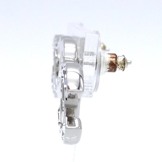 CHANEL シャネル ココマーク ラインストーン ピアス メタル