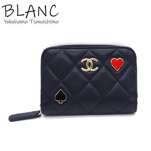 CHANEL シャネル トランプモチーフ コインケース キャビアスキン