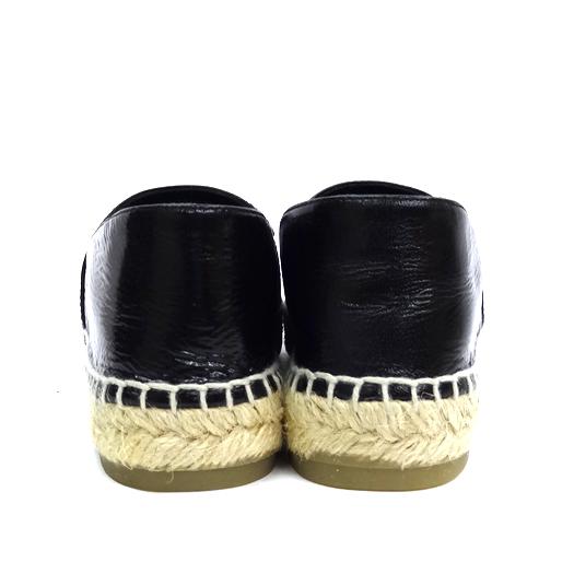 CHANEL（シャネル） スリッポン 靴 #37 24cm エスパドリーユ ココ