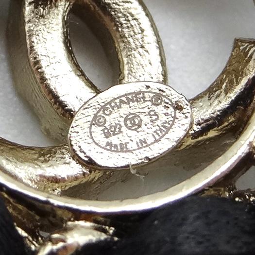 CHANEL（シャネル） ココマーク ラインストーン ピアス メタル