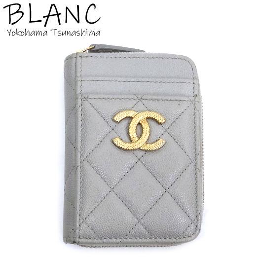 CHANEL（シャネル） ジップコインパース フラグメントケース キャビア 