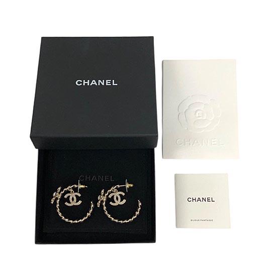 CHANEL（シャネル） ラインストーン ココマーク フラワーモチーフ