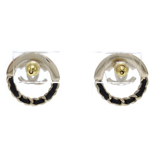 CHANEL（シャネル） ココマーク チェーンデザイン サークル ピアス