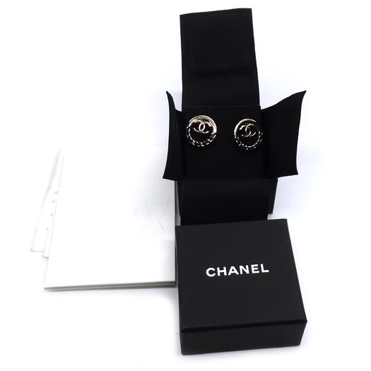 CHANEL（シャネル） ココマーク チェーンデザイン サークル ピアス