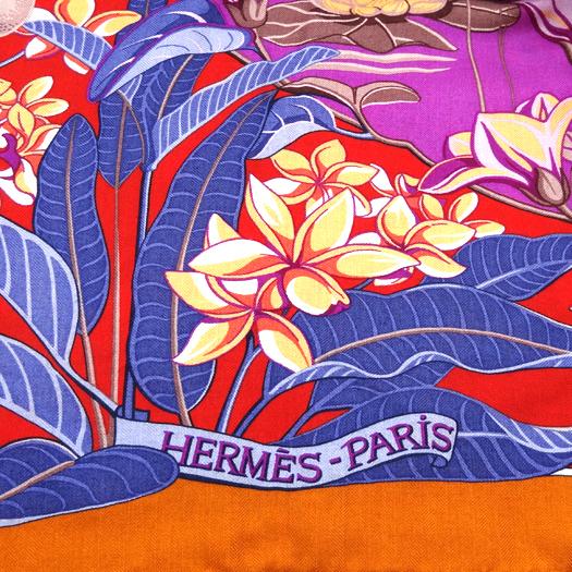 HERMES（エルメス） カレジェアン 140 Flamingo Party フラミンゴ