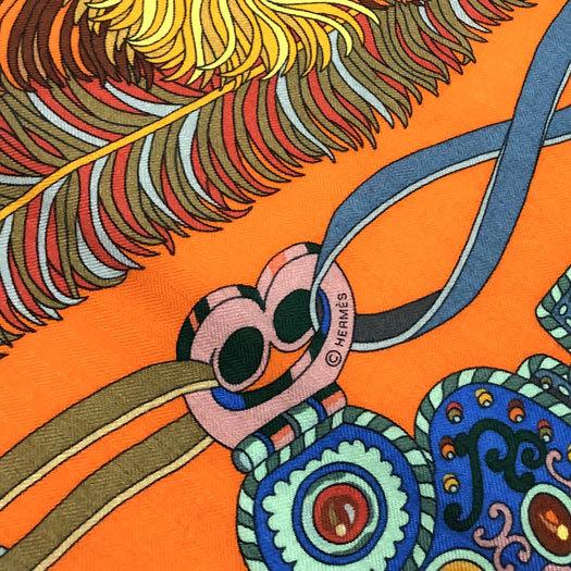 HERMES SOUS LE GIDE DE MARS 大判ストール 140 Hermes 
