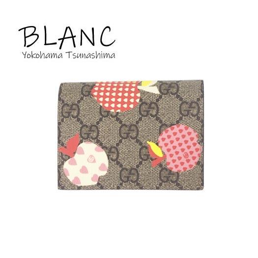 GUCCI グッチ レ ポム 2つ折り 財布 カードケース GGスプリーム  