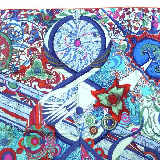 HERMES エルメス カレ90 スカーフ 無限の陶酔 L'Ivresse de l