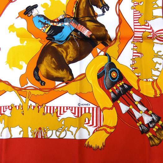 HERMES エルメス カレ90 スカーフ FERIA DE SEVILLA セビリアの