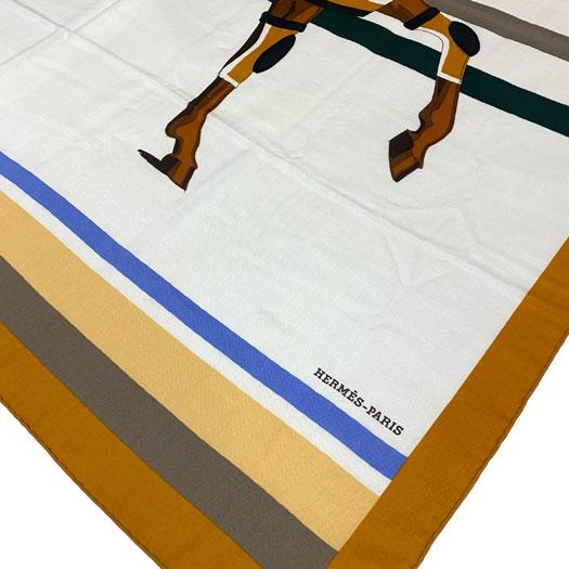HERMES（エルメス） カレジェアン 140 馬着とともに カシミヤ シルク