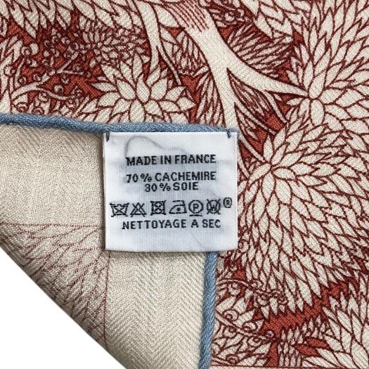 エルメス　カシミヤシルク140 自然回帰 2023年春夏新作 HERMES エルメス スカーフ カレ140 自然回帰