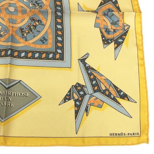 HERMES（エルメス） カレ45 プチカレ スカーフ METAMORPHOSE D'UN