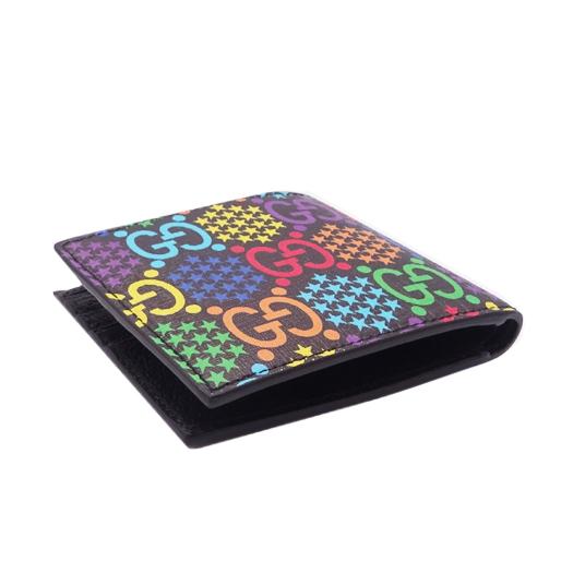 初回限定 グッチ Ggサイケデリック 二つ折り財布 6010 ウォレット レザー 黒 ブラック Gucci 横浜blanc F04 37 横浜blancヤフーショッピング店 通販 Yahoo ショッピング アウトレット Www Fashionemall Com