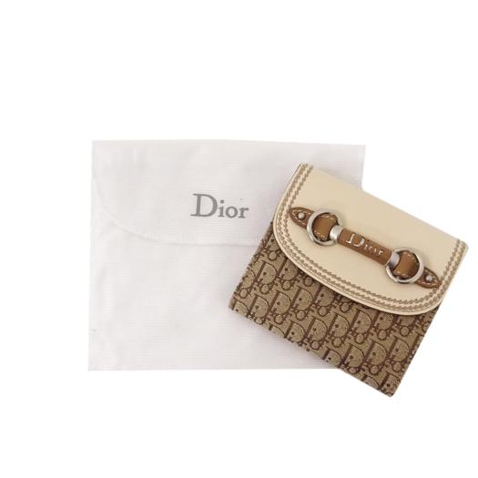 クリスチャン ディオール トロッター Wホック財布 キャンバス レザーブラウン アイボリー Christian Dior 横浜blanc F04 2106 横浜blancヤフーショッピング店 通販 Yahoo ショッピング