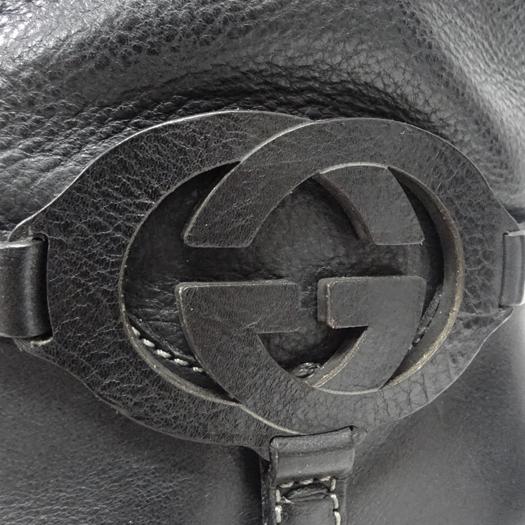 GUCCI（グッチ） GGロングブーツ レザー ブラック 182167 #36 23cm