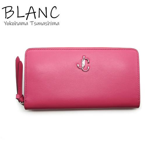 ジミーチュウ ピッパ レディースファッション ラウンドジップ レザー ファスナー 長財布 レザー Jimmy 横浜blancヤフー