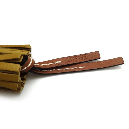 LOEWE（ロエベ） ドラゴンチャーム ストラップ カーフ レザー レッド
