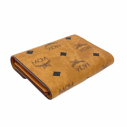 【未使用】MCM パトリシア ヴィセトス コンパクトウォレット 三つ折り 金具 MCM（エムシーエム） パトリシア ヴィセトス 三つ折りコンパクト
