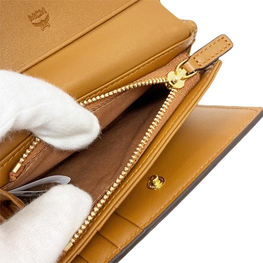 【未使用】MCM パトリシア ヴィセトス コンパクトウォレット 三つ折り 金具 MCM（エムシーエム） パトリシア ヴィセトス 三つ折りコンパクト