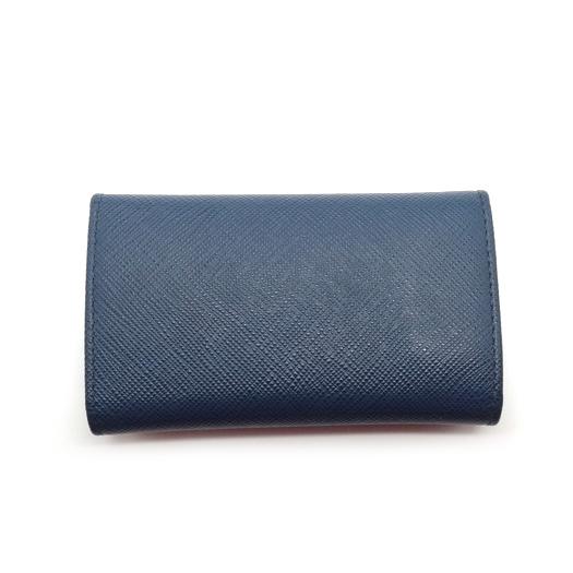 PRADA（プラダ） 4連キーケース サフィアーノレザー ブルー IPG004