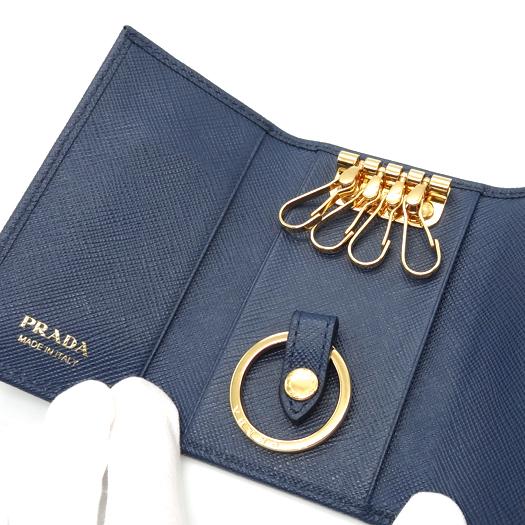 PRADA 4連 キーケース 楽天市場】PRADA プラダ 4連キーケース取り外し可能キーリング