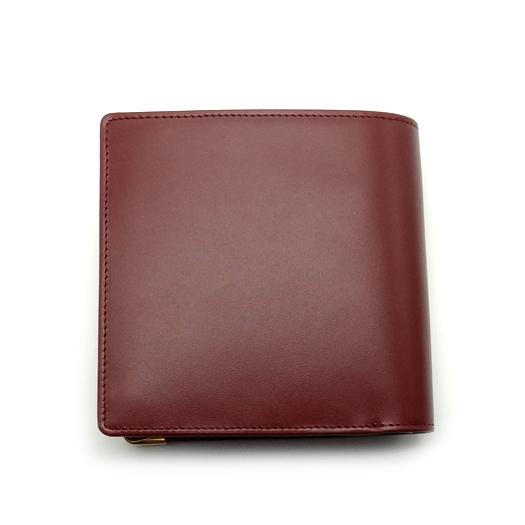 最大80 オフ カルティエ 横浜blanc Cartier L ボルドー レザー 二つ折り財布 二つ折り財布 Iceenergy Nl