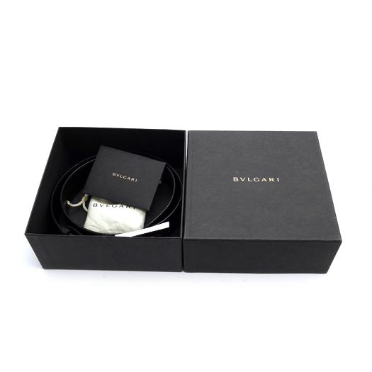 BVLGARI ブルガリ レディース ベルト レザー ブラック 黒 20228 BVLGARI ブルガリ レディース ベルト レザー ブラック 黒 20228