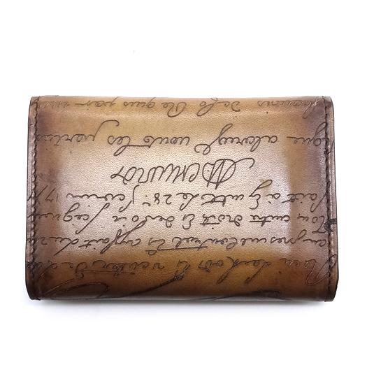 【新品・未使用・美品】ベルルッティ インブイア カリグラフィ カードホル Berluti ベルルッティ インブイア カリグラフィ カードケース