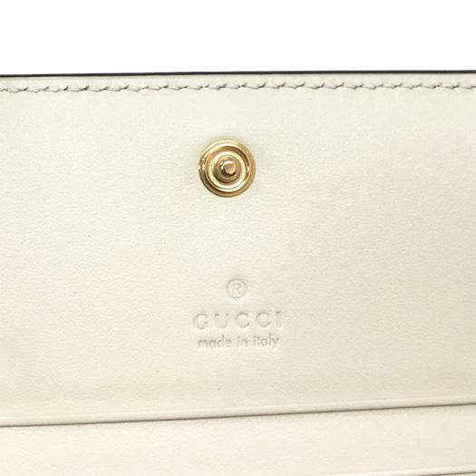 GUCCI（グッチ） レ ポム 2つ折り財布 GGスプリーム ベージュ 