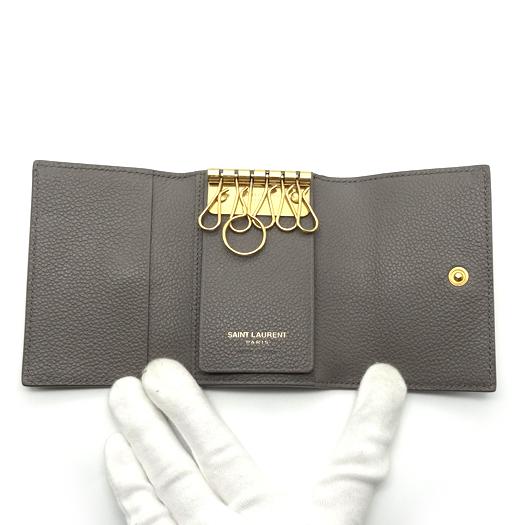 Yves Saint Laurent サンローラン パリ YSLロゴキーケース 6連 Yves Saint Laurent サンローラン パリ YSLロゴキーケース 6連