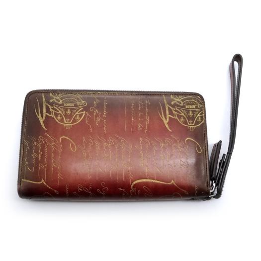 ベルルッティレザー タリ カリグラフィ オーガナイザー 長財布 美品】ベルルッティ Berluti カリグラフィ タリ スクリット