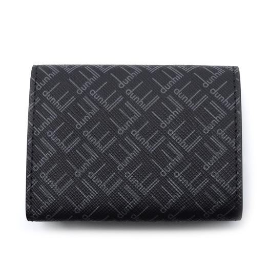 【新品】ＤＵＮＨＩＬＬダンヒル　３つ折り財布　バイオレット　レザー製 新品】DUNHILLダンヒル 3つ折り財布 バイオレット