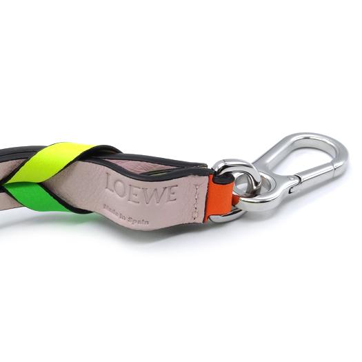 【美品】LOEWE ロエベ プレイデッド ミニ ショルダーストラップ レザー LOEWE（ロエベ） プレイデッドミニ ショルダーストラップ ネオンカラー