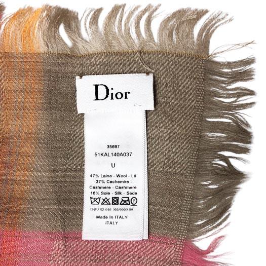 Christian Dior（クリスチャン・ディオール） 大判ストール ショール