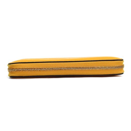 グッチ ロゴエンボス  ジップアラウンドウォレット ラウンドファスナー長財布 レザー イエロー 黄色 658691 GUCCI 横浜BLANC GUCCI（グッチ） ロゴエンボス ジップアラウンドウォレット ラウンド
