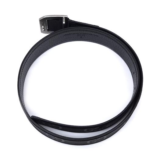 GUCCI グッチ ジャンボGG キャンバスレザー ベルト #75 ブラック