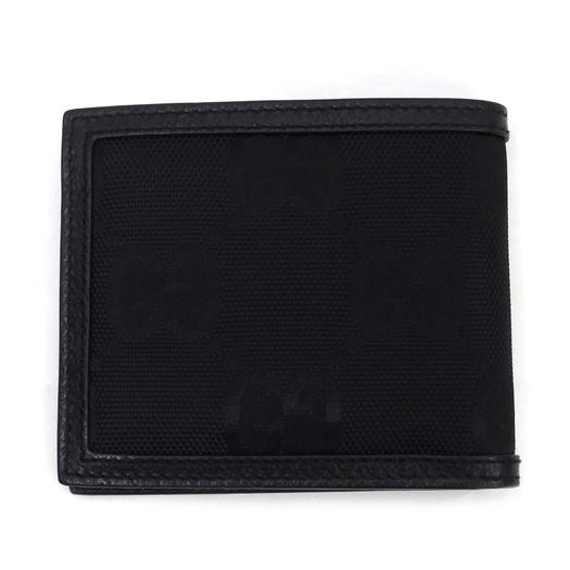 GUCCI（グッチ） 二つ折り札入れ オフザグリッド ナイロン レザー