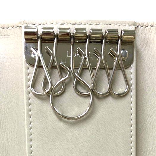 LOEWE（ロエベ） アナグラム キーケース 6連 レザー グレージュ