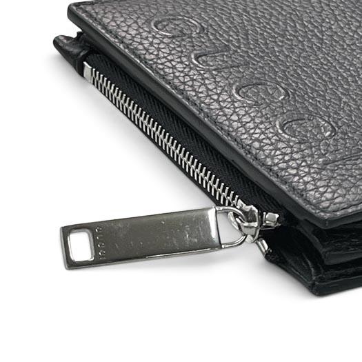 GUCCI（グッチ） ロゴ コイン ウォレット 二つ折り財布 レザー