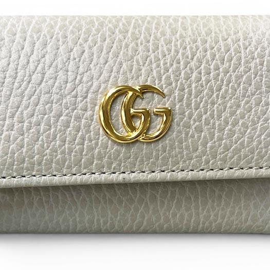 GUCCI（グッチ） ダブルG バイカラー 6連キーケース レザー ライト
