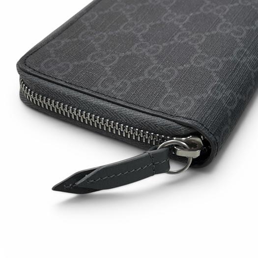 GUCCI（グッチ） ジップアラウンド ウォレット ラウンドファスナー GG