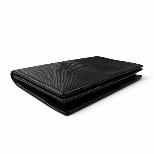 PRADA✨プラダ　サフィアーノ　名刺入れ　カードケース　ブラック　二つ折り PRADA（プラダ） カードケース 名刺入れ カード入れ サフィアーノ