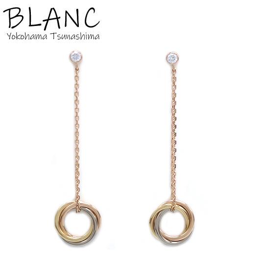 Cartier（カルティエ） スウィートトリニティ 2Pダイヤ ピアス K18