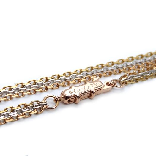 Cartier（カルティエ） トリニティ チェーン ネックレス K18スリー
