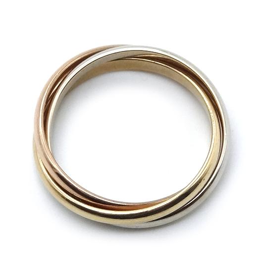Cartier（カルティエ） トリニティ リング XS ＃48 8号 指輪 K18