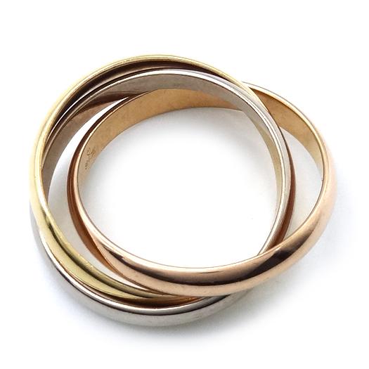 Cartier（カルティエ） トリニティ リング MM ＃56 約15.5号 幅約3.3mm