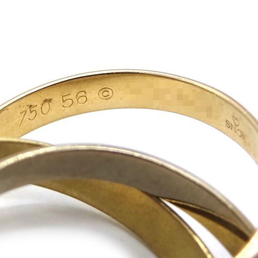 Cartier（カルティエ） トリニティ リング MM ＃56 約15.5号 幅約3.3mm