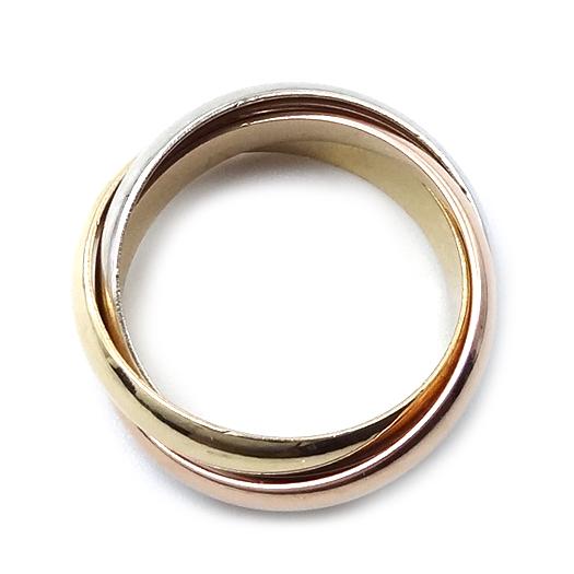 Cartier（カルティエ） トリニティ リング K18スリーカラー ゴールド
