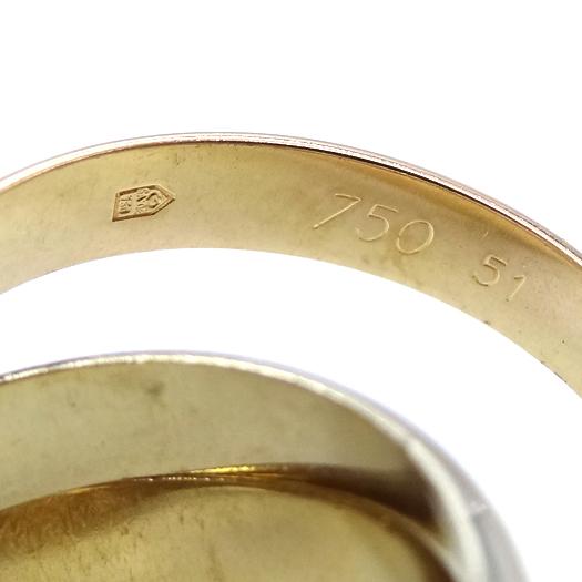Cartier（カルティエ） トリニティ リング K18スリーカラー ゴールド